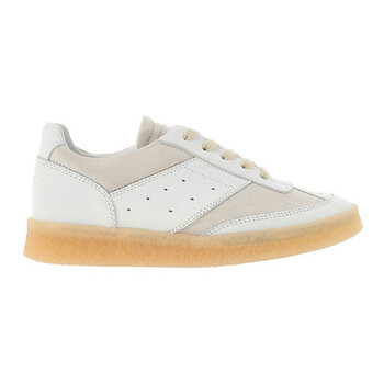 スニーカー MM6 MAISON MARGIELA Women Sneakers S59WS0192 WHITE SILVER BI Mm6 Maison Margiela Ladies White / Silver Birch Panelled Low