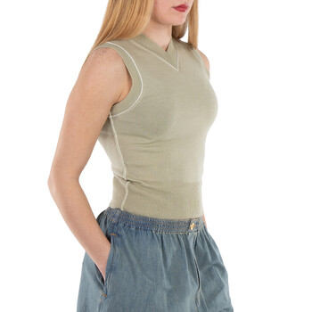 Piped-Trim Wool-Blend Vest