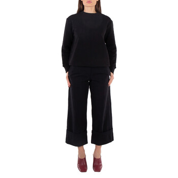 1952 Button Detailed Wide Leg Trousers