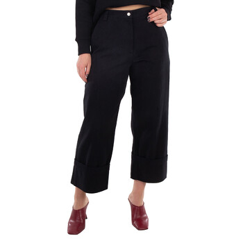 1952 Button Detailed Wide Leg Trousers