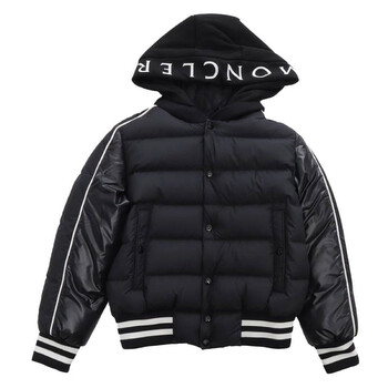 Moncler Boys Black Merih Giubbotto Down Puffer Jacket, Size 6A