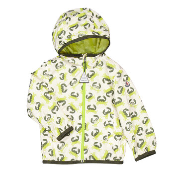 Boys Carama Crab Print Hooded Jacket