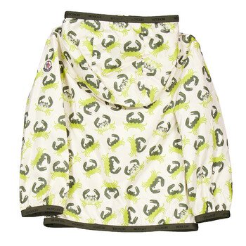 Boys Carama Crab Print Hooded Jacket