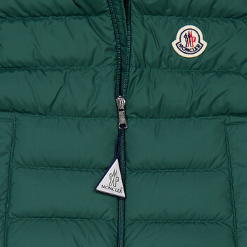 Boys Dark Green Down Vest