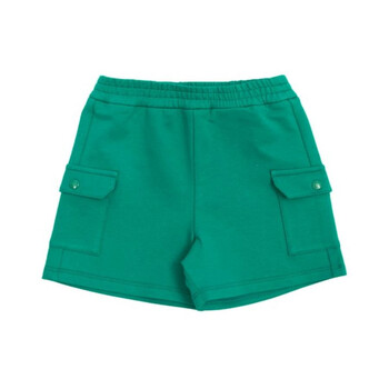 Boys Logo-Patch Stretch-Cotton Shorts