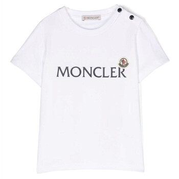 Moncler Tricolour Jersey T-Shirt, Size 12Y