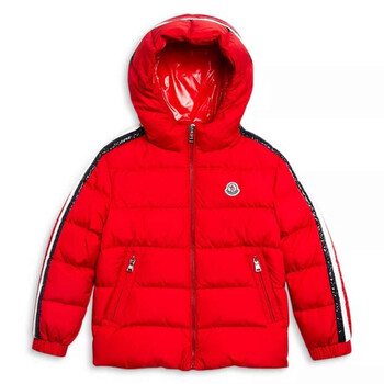 Moncler Boys Red Chrale Giubbotto Down Puffer Jacket, Size 8A  