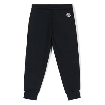 キッズ用ボトムス GIVENCHY FW22 JOGGER LOGOED SIDE BANDS (H24184K_09B) Givenchy Kids logo tape detail Joggers, Size 10Y H24184-09B