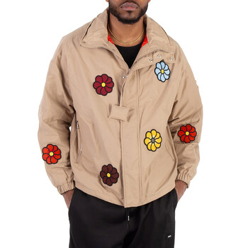 モンクレール　シャカシャカ花柄M size Moncler Delamont Floral Embroidered Windbreaker, Brand Size 2