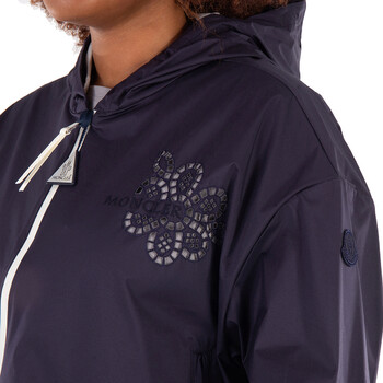 Drawstring Hood Long Sleeve Jacket