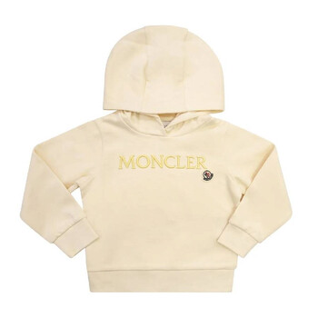 Moncler Rhinestone-Embellished Logo-Print Cotton Hoodie