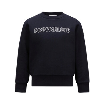 Moncler Enfant Logo Printed Crewneck Sweatshirt, Size 8