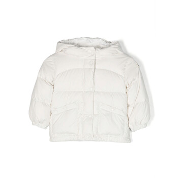 ジャケット MONCLER Ige recycled nylon jacket with hood Bianco Ige recycled nylon jacket with hood MONCLER - Nugnes1920