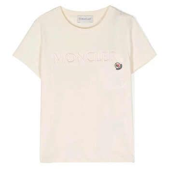 Girls Embroidered Logo Cotton Jersey T-Shirt J19548C00005-83907-050