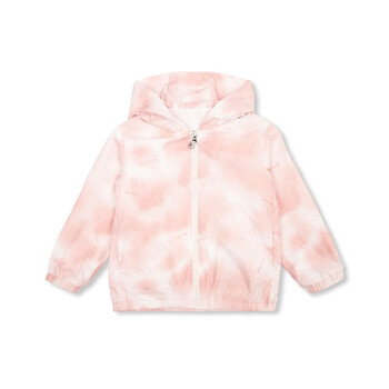 Girls Faite Hooded Polyamide Jacket