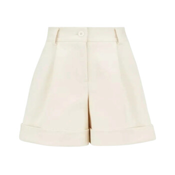 ショートパンツ KENZO SS24 Kenzo Shorts (FE52DS2006W4 WT) Kenzo High-Waisted Logo Patch Shorts, Size 26