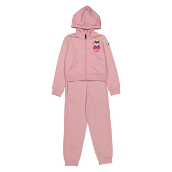 Girls Pink Logo Embroidered Knitted Wool Set