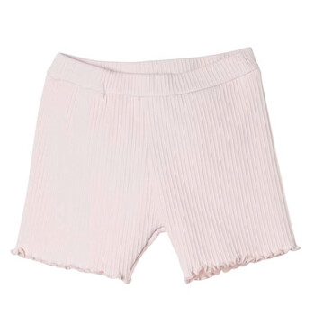 Girls Ribbed Knit Scallop Hem Shorts J19518H00004-89ADL-503