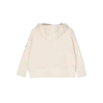 Enfant Logo Flocked Long-Sleeved Hoodie