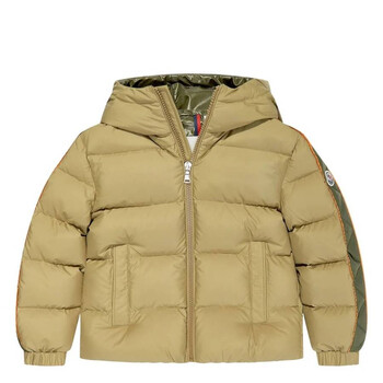 Moncler Kids Benton Hooded Down Jacket, Size 6Y J29541A00060-54A81