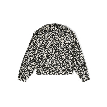 Kids Maisha Logo Print Hooded Jacket