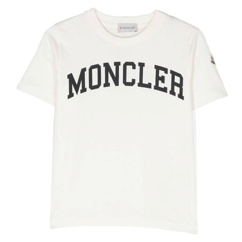 Moncler Kids Monduck Cotton T-Shirt, Size 6Y I29548D00013-83907