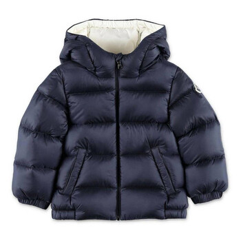 モンクラー 2 Dark Blue Cyclone 2-in-1 Hooded Short Down Jacket - Short