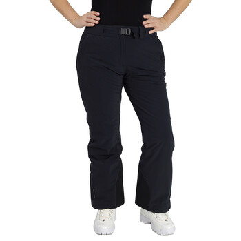 パンツ MONCLER Women Straight Pants 8H000 05899YG Black Moncler Moncler Ladies Black Straight Leg Canvas Trousers