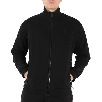Moncler Men's Black Maglia Zip Up Cardigan, Size XX-Large
