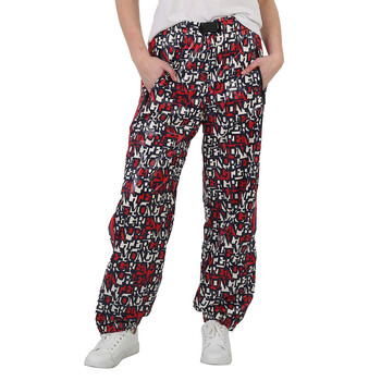 Moschino All-Over Animal Printed Straight Leg Cargo Pants