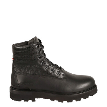 Moncler Peka Leather Lace-Up Boots, Brand Size 45 ( US Size  display picture 3