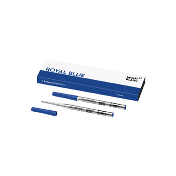 2 Ballpoint Pen Refills Broad Royal Blue