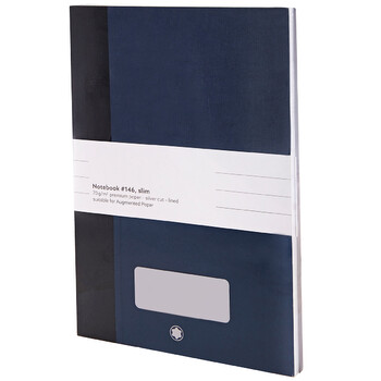 2 Fine Stationery #146 Slim Blue Notebooks