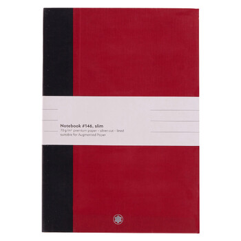 2 Fine Stationery #146 Slim Red Notebooks