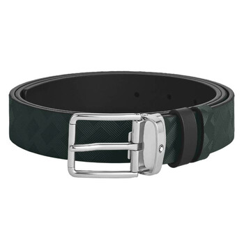 Montblanc Printed Reversible Leather Belt 131183 4062037111414