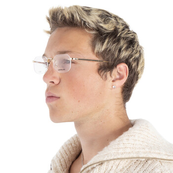 Demo Geometric Men's Eyeglasses MB0307O 001 54
