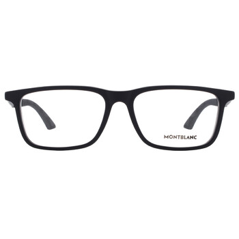Demo Rectangular Men's Eyeglasses MB0333O 001 55 Demo Rectangular Men's Eyeglasses MB0333O 001 55