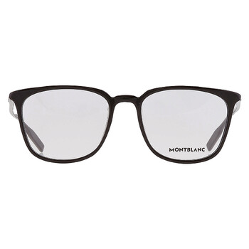 Demo Square Men's Eyeglasses MB0089OK 001 52 Demo Square Men's Eyeglasses MB0089OK 001 52