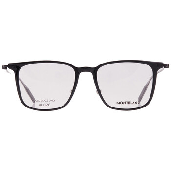 Demo Square Men's Eyeglasses MB0354O 001 52 Demo Square Men's Eyeglasses MB0354O 001 52