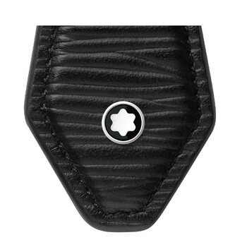 Diamond Shaped Leather Keychain
