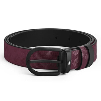 Burberry reversible belt burgundy 30 Burberry TB Logo Reversible Belt | Saks Fifth Avenue main image 3