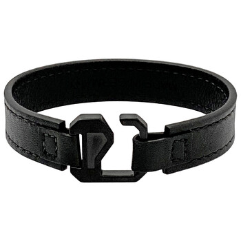 Extreme Black Leather Bracelet, Size 63 12382963