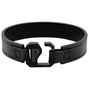 Extreme Black Leather Bracelet, Size 68 12382968
