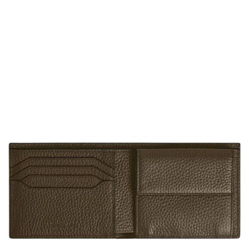 Grain Leather 4cc Wallet With Coin Case