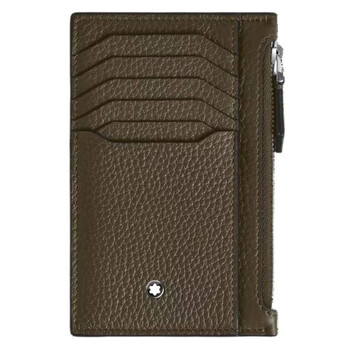 Grain Leather 8cc Zip Card Holder 220222
