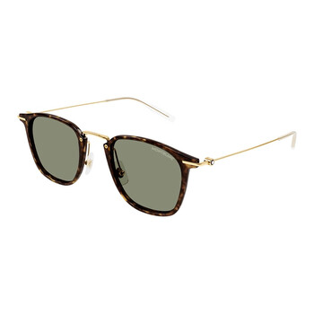 Montblanc Green Square Men's Sunglasses MB0295S 002 49