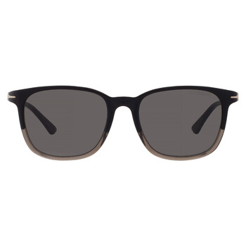 Mont Blanc MB0330S Sunglasses Black Acetate Square Montblanc Smoke Square Men main image 3