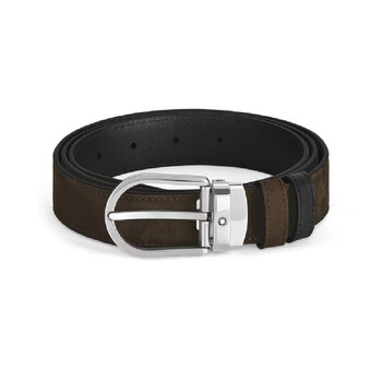 Horseshoe 30 mm Reversible Belt in Suede Leather 220977