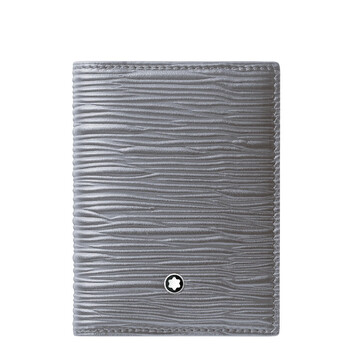 Montblanc Medium Grey 4810 Leather Card Holder 199351