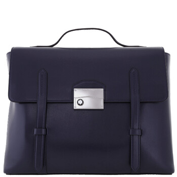 Montblanc Meisterstuck Neo Leather Briefcase - Ink Blue 131687